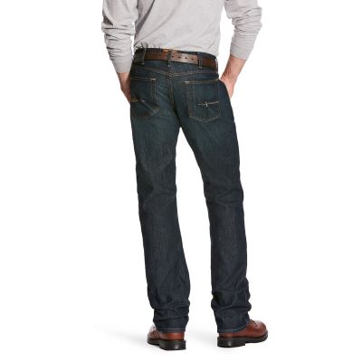 Ariat Work: Rebar M5 Slim DuraStretch Edge Stackable Straight Leg Pantalones Vaqueros Hombre - Negra